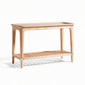 Wooden console table with open shelf for living room 90 x 40 x 75cm